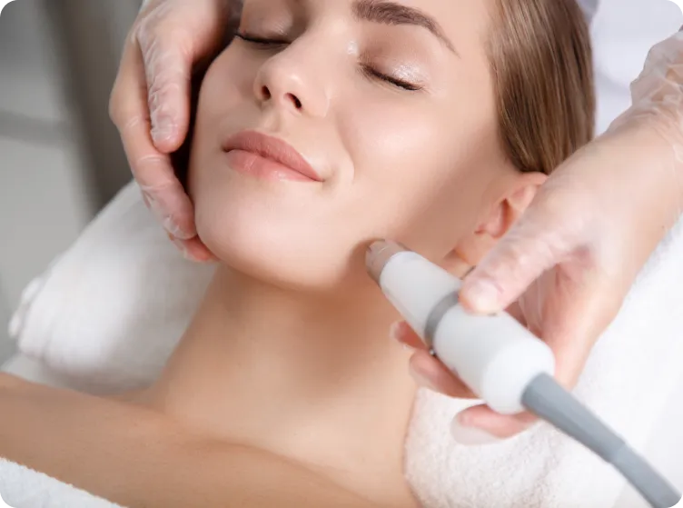 Image of someone getting the Amazonian Hydration Facial